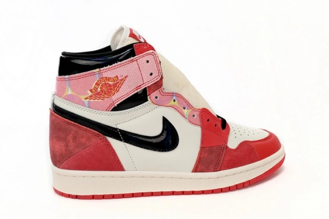 Bmlin shoes DV1748-601 1 Spider-Verse High Jordan the Across OG Spider-Man 0805